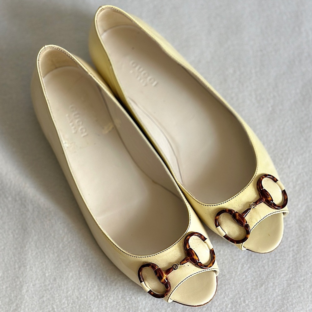Gucci Flat Shoes Cream • 7-1/2